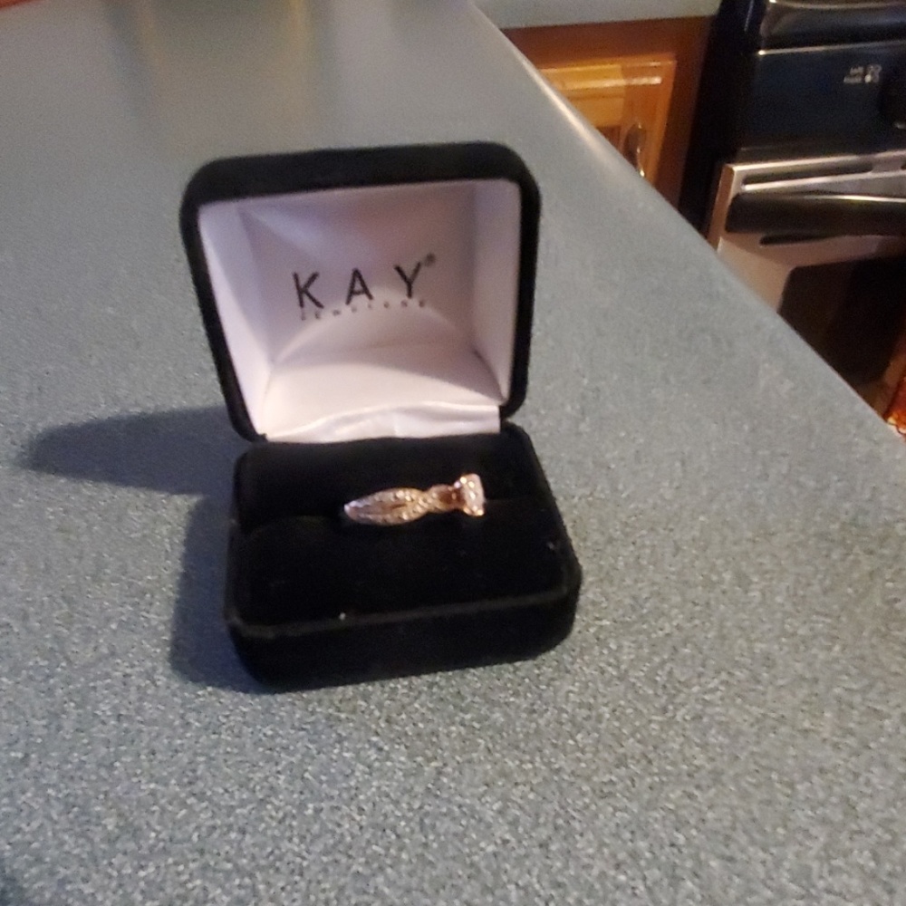 Rose gold ring from kays